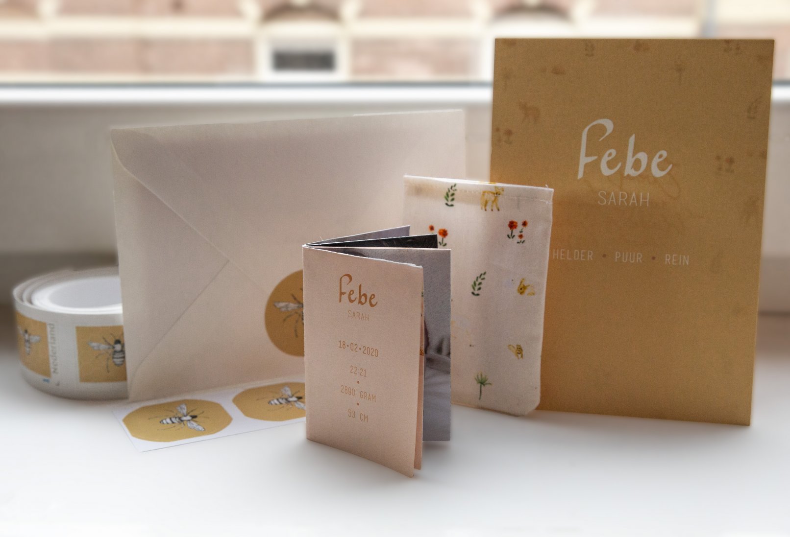 Design geboortekaartje