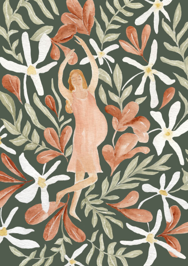 pregnancy bliss illustratie lieuwkje