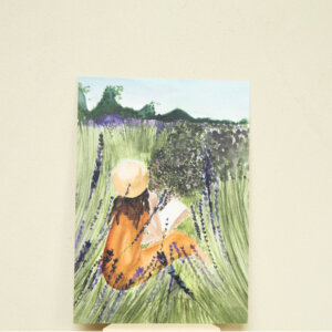 lavender fields illustratie lieuwkje