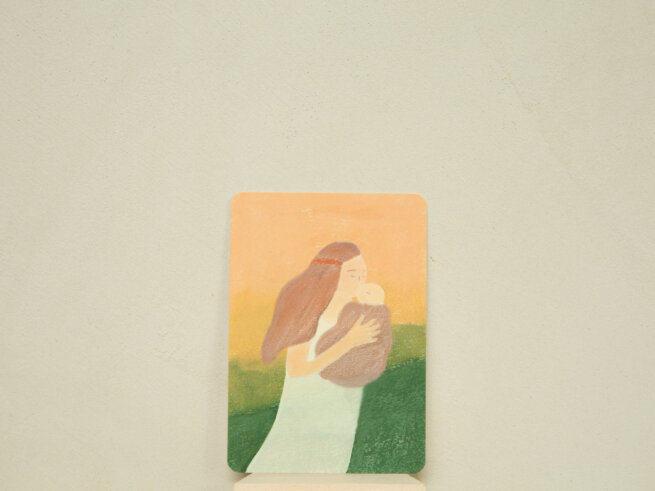 Mother & Child Illustration