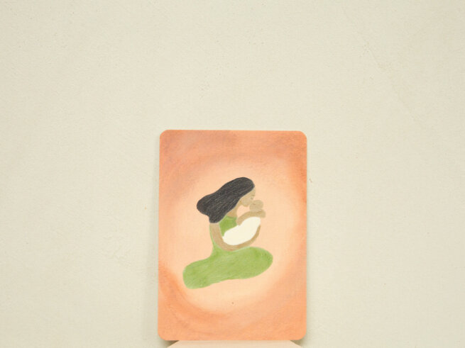 mother and child illustration