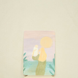 mother and child illustration lieuwkje